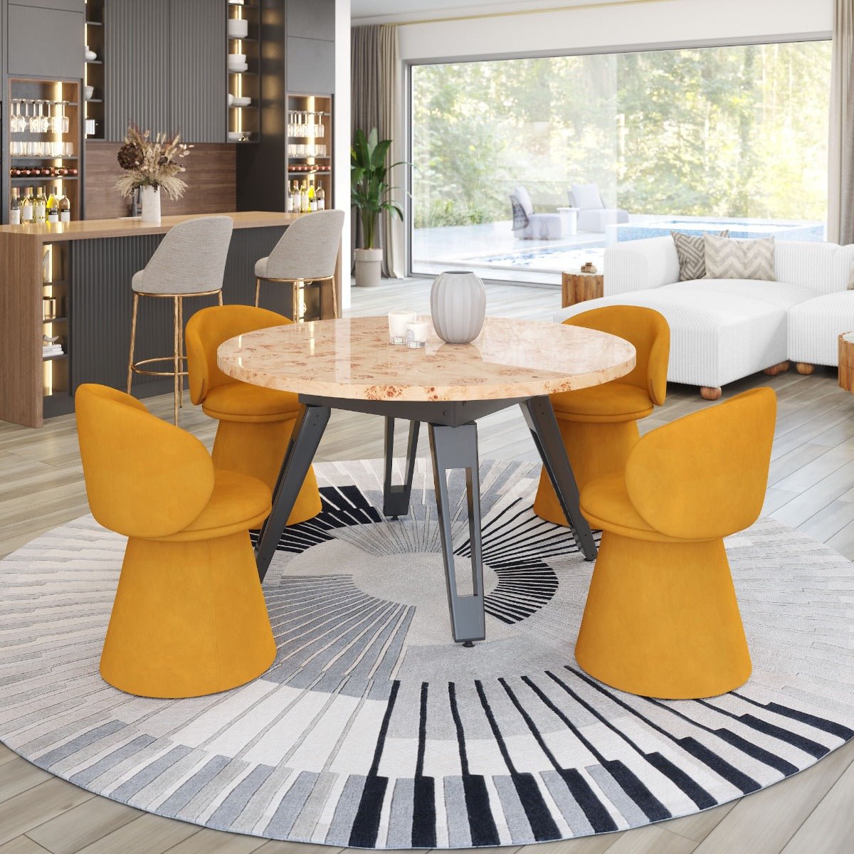 Burl 2 in 1 Table - Feast & Furnish