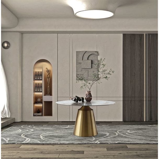 Charlotte Round Dining Table | Charlotte Dining Table |Feast & Furnish