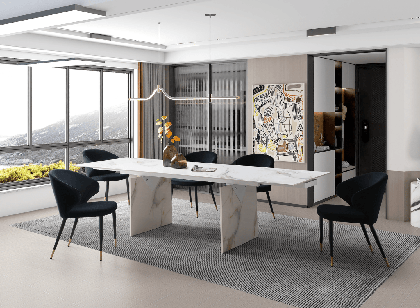 Georgia Extendable Dining Table - Feast & Furnish